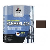 Эмаль HAMMERLACK на ржавчину гладкая RAL-8017 шоколад  750мл DufaPremium